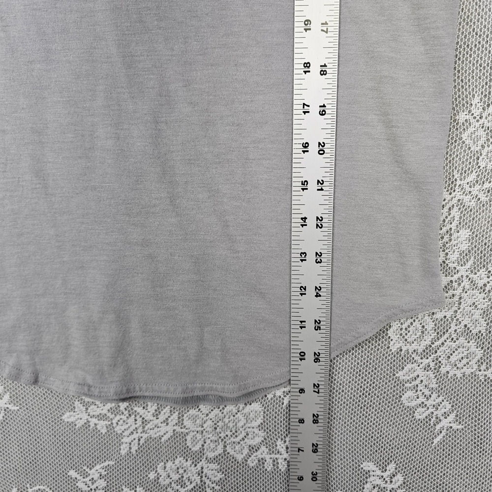 The North Face Gray American Flag Logo Relaxed Fit T Shirt Women's S Patriotic - Picture 5 of 6